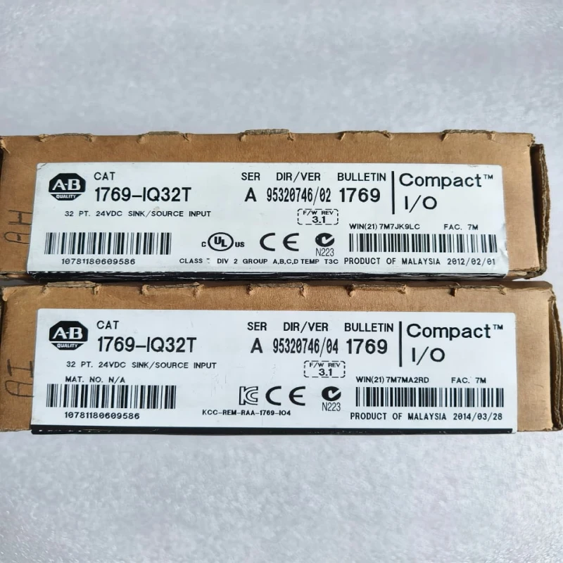 Allen-Bradley 1769-IQ32T Compact I/O 32 Point 24VDC Sink/Source Digital Input Module for CompactLogix PLC thumbnail 5